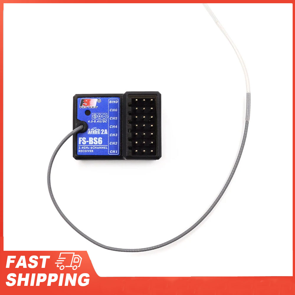 Drone Racing Receiver - FlySky 2.4Ghz 6CH AFHDS2 FS-BS6 استقبال