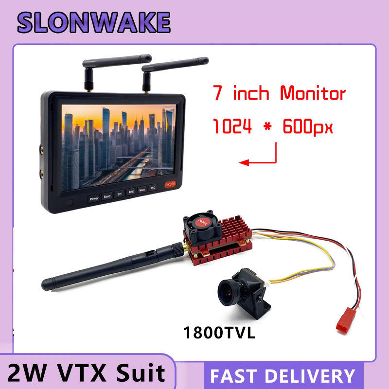 Drone Racing Camera - كاميرا SLONWAKE 5.8G 2W VTX FPV