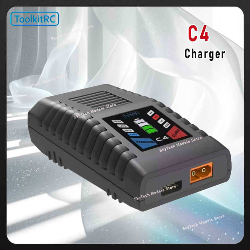 Drone Racing Charger - ToolkitRC C4 50 واط شاحن متوازن