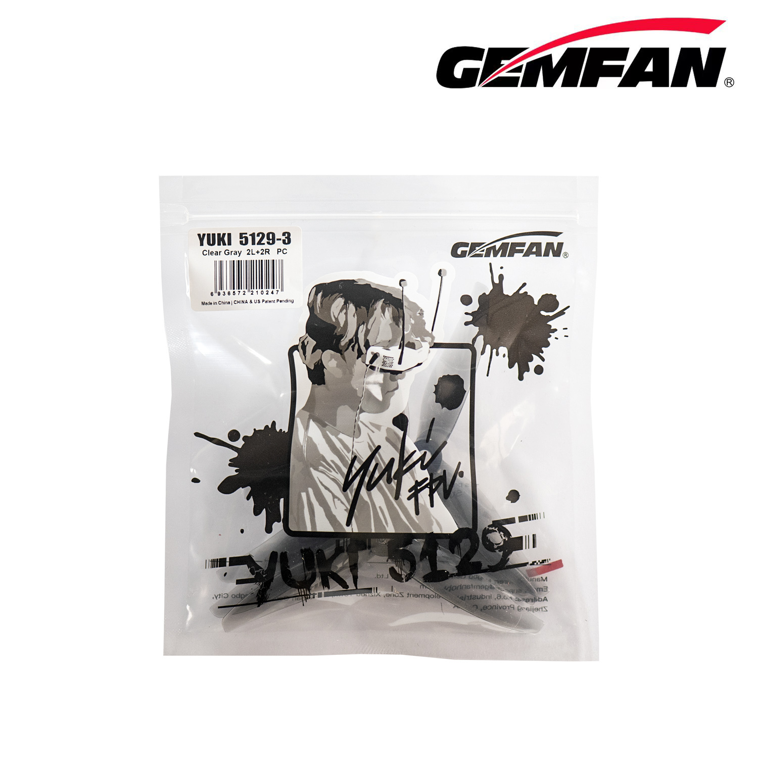 Drone Racing Motor - Gemfan 5129 5 بوصة 3 شفرات/ثلاثي