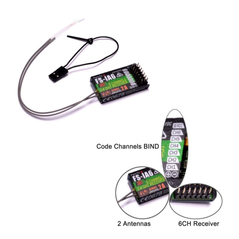 جهاز استقبال Flysky FS-IA6 6CH - مراجعة Drone Racing Receiver وسعره