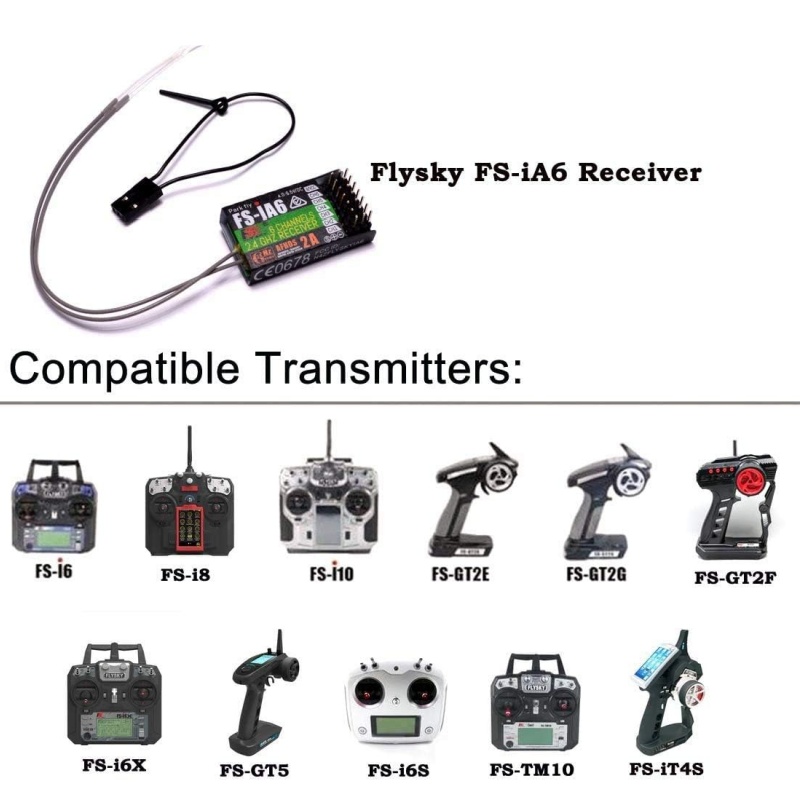 جهاز استقبال Flysky FS-IA6 6CH - مراجعة Drone Racing Receiver وسعره