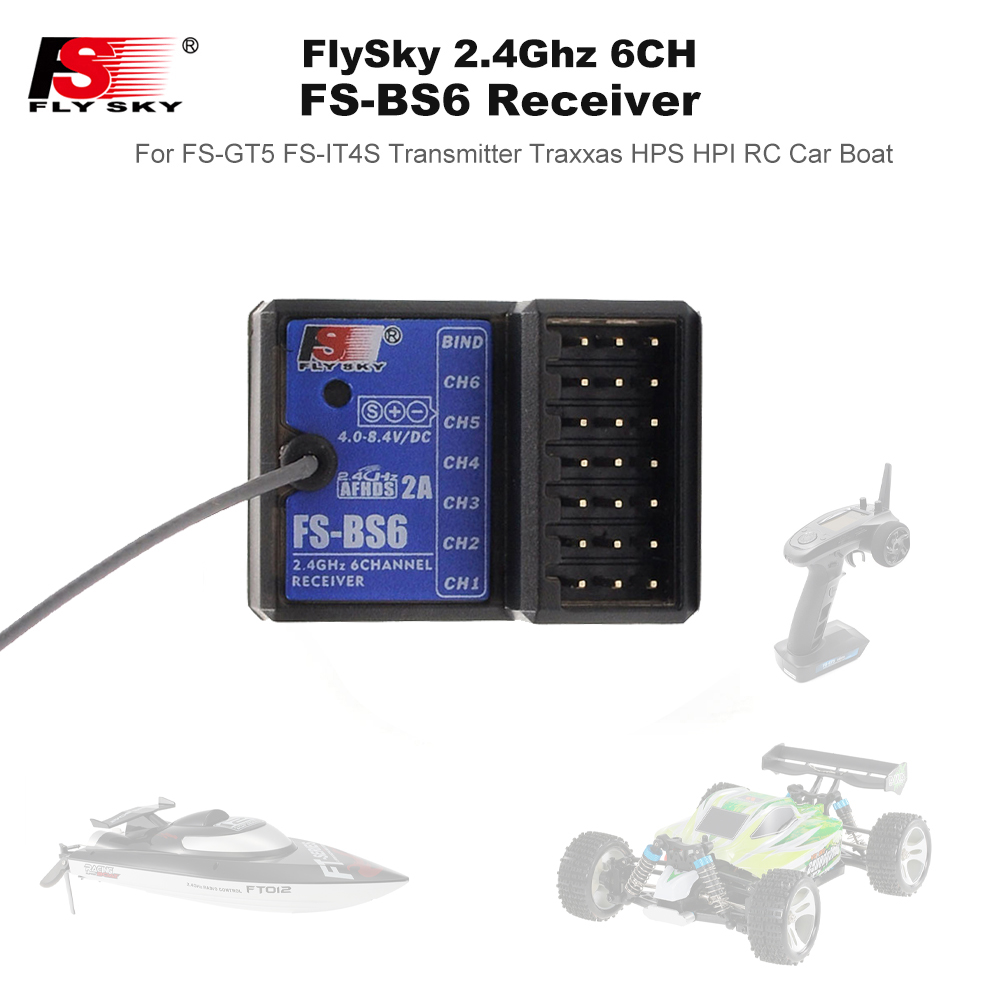 FlySky 2.4Ghz 6CH AFHDS2 FS-BS - مراجعة Drone Racing Receiver وسعره