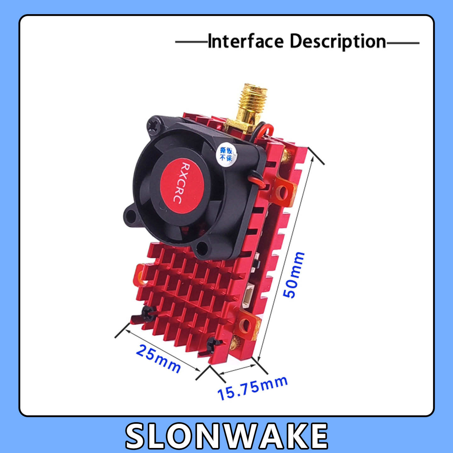 كاميرا SLONWAKE 5.8G 2W VTX FP - مراجعة Drone Racing Camera وسعره