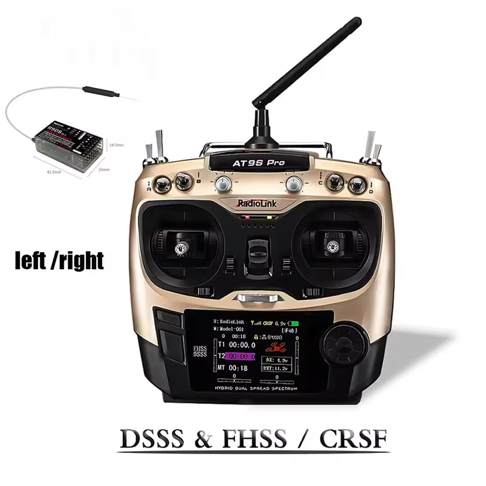 جهاز إرسال راديو Radiolink AT9 - مراجعة Drone Racing Receiver وسعره