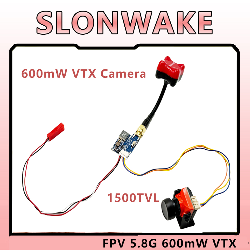 جهاز إرسال SLONWAKE 5.8G TS582 - مراجعة Drone Racing Vtx وسعره
