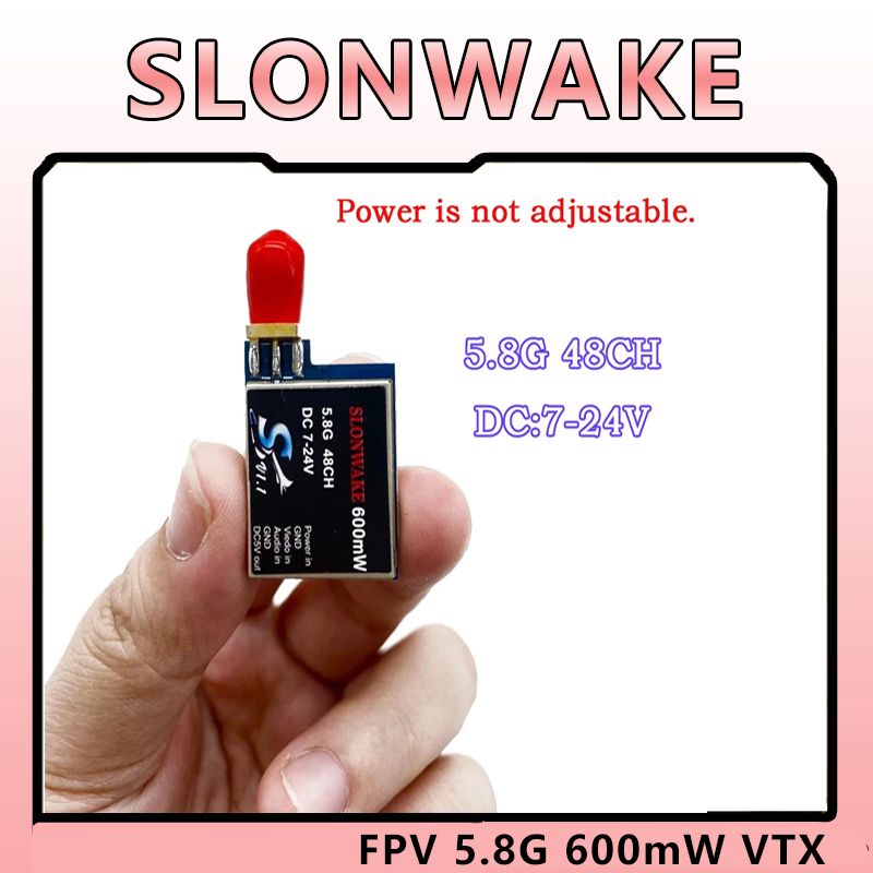 جهاز إرسال SLONWAKE 5.8G TS582 - مراجعة Drone Racing Vtx وسعره