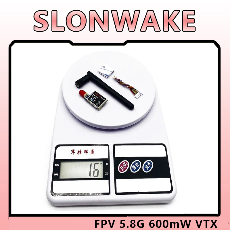 جهاز إرسال SLONWAKE 5.8G TS582 - مراجعة Drone Racing Vtx وسعره