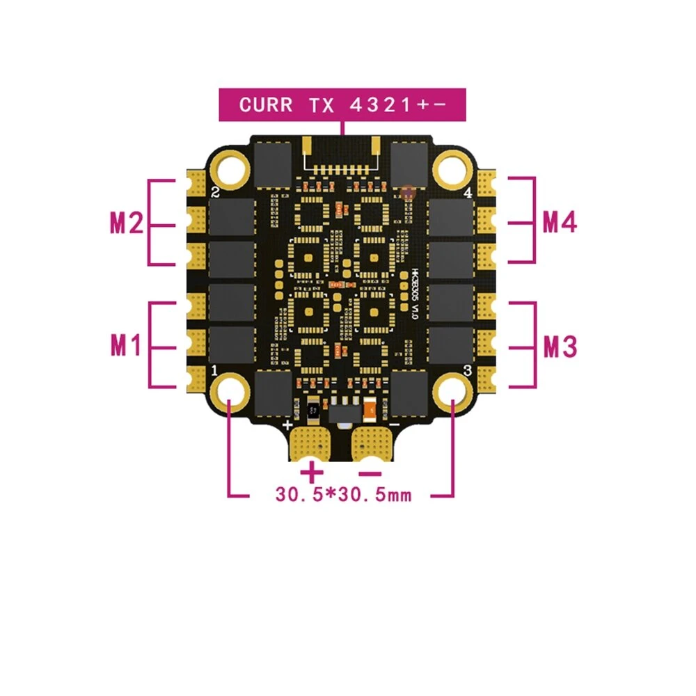 HAKRC 60A Blheli_32 2-6S 4 في  - مراجعة Drone Racing Esc وسعره