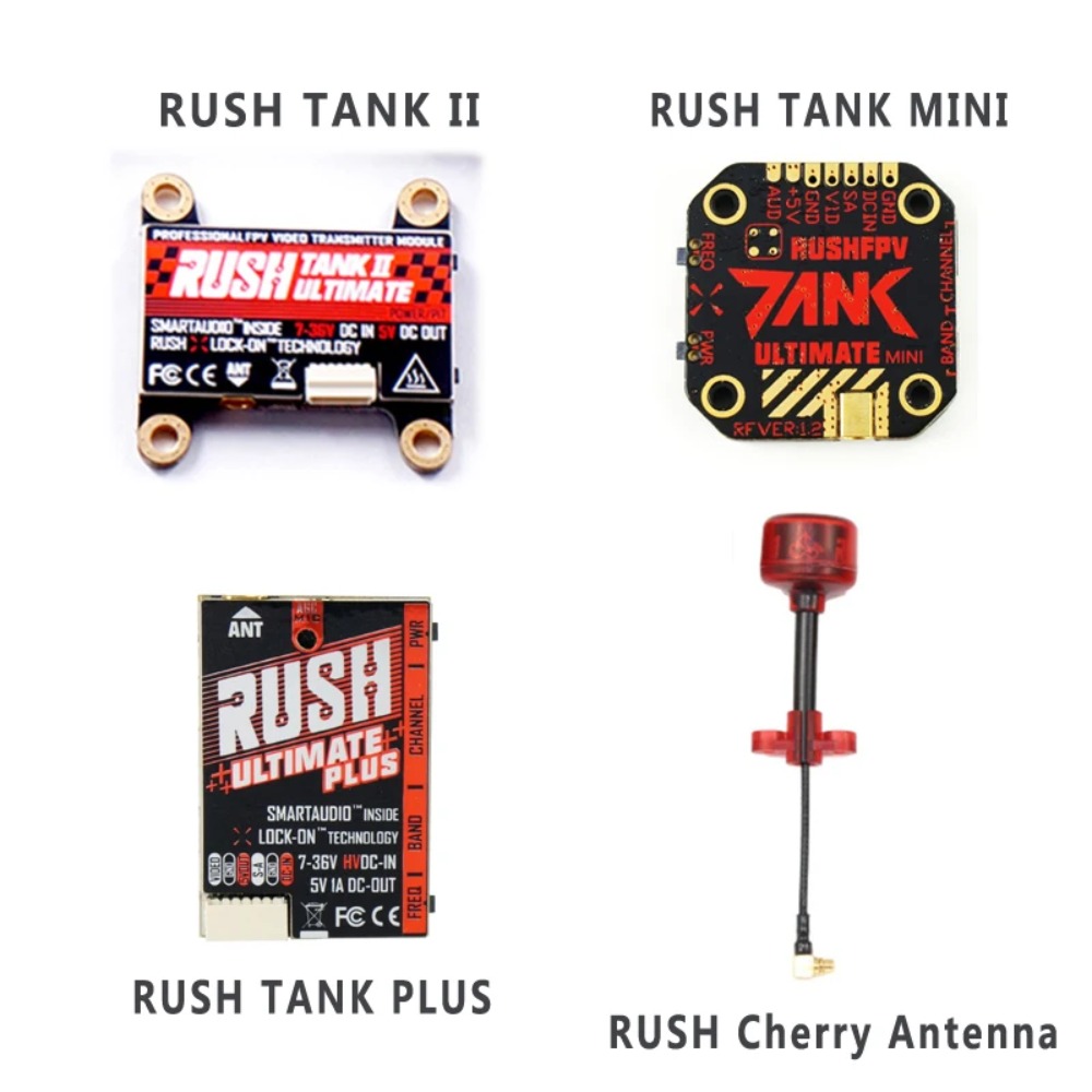 جهاز إرسال الفيديو RUSH TANK U - مراجعة Drone Racing Vtx وسعره