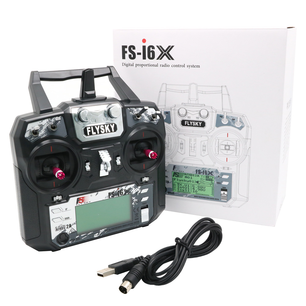 FLYSKY FS-i6X FS i6X 10CH 2.4  - مراجعة Drone Racing Transmitter وسعره