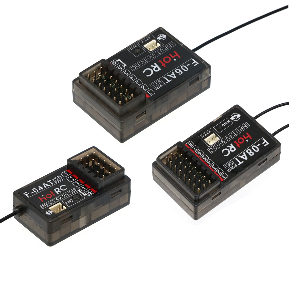 HOTRC 2.4Ghz F-04A F-06A F-08A - مراجعة Drone Racing Receiver وسعره